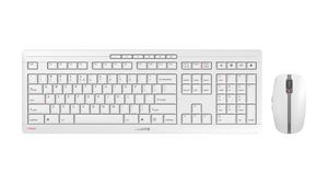 GS Approved Keyboard and Mouse, 2400dpi, STREAM, DE Germany, QWERTZ, Wireless