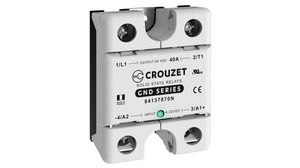 Solid State Relay GND, 40A, 60V, DC Switching, Screw Terminal