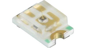 LED dioda SMD Zelená 570nm 25mA 2V 140°