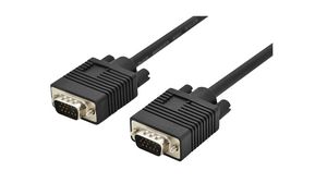 Kabel wideo, Złącze VGA, męskie - VGA Plug 5m
