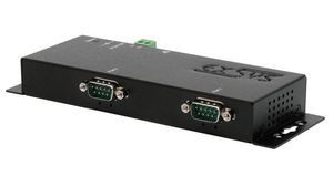 Serveur de périphériques série avec PoE, 100Mbps, Serial Ports - 2, RS232 / RS422 / RS485 Euro Type C (CEE 7/16) Plug