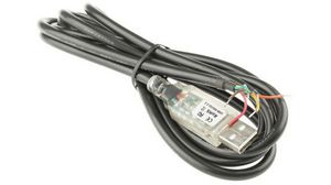 Chip RS232 USB A Male to Cable End Converter Cable
