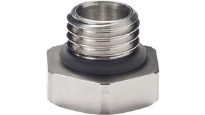 Pressure Compensating Plug M12 12.2mm IP69K Stainless Steel Metallic