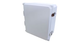 Type 4X Junction Box with Solid Snap Latch Cover, 312x156x357mm, Polyester, Grey