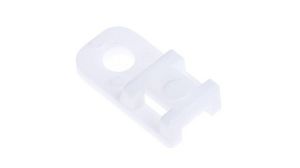 Natural Cable Tie Mount 10.2 mm x 20.4mm, 4.6mm Max. Cable Tie Width