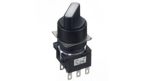 Illuminated Selector Switch, Poles = 2, Positions = 2, 90°, Panel Mount