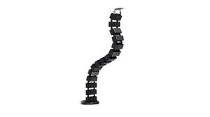 Adjustable Cable Organizer, Black, Suitable for Floor Mount