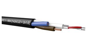 Audio Cable AMX Controlcable 2x 0.22mm? Shielded Black 100m