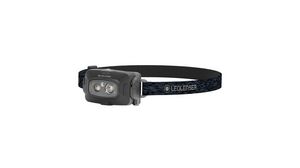 Headlamp, LED, Rechargeable, 500lm, 130m, IP68, Black