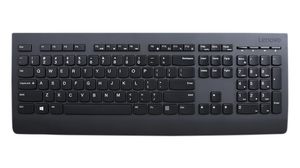 Tastatur, Professional, US-Englisch mit €, QWERTY, USB, Wireless