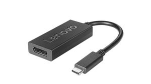 USB-Adapter, USB-C-Stecker - DisplayPort-Buchse, 3840 x 2160, Schwarz