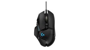 Bezprzewodowa mysz gamingowa G502 25600dpi Optyczne Praworęczne Czarny