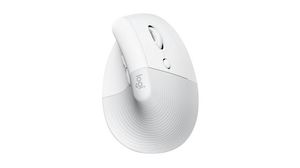 Vertical Wireless Mouse for Mac LIFT 4000dpi Optical Right-Handed White