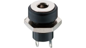 DC Power Connector, Socket, Straight, x3.6xmm