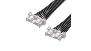 Câble confectionné prêt à l'emploi, Fiche - Fiche, 150mm, 22AWG, Positions - 10