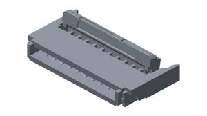 FFC / FPC Connector, Poles - 10, 50V, 500mA, Right Angle