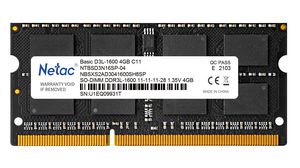 RAM DDR3 1x 4GB SODIMM 1600MHz