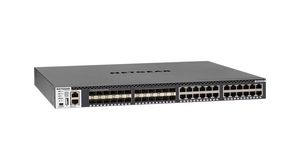 Ethernet-kapcsoló, RJ45 portok 24, Száloptikás portok 24 SFP+, 10Gbps, Layer 3 Managed