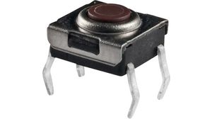 Tactile Switch, 1NO, 1.57N, 6.2 x 6.2mm, CB