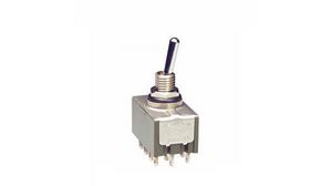 Miniature Toggle Switch ON-ON 6 A 4CO IP67