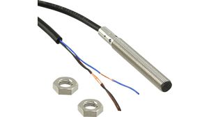 Inductive Sensor PNP, Make Contact (NO) 1.5kHz 30V 10mA 2mm IP67 Cable, 2 m E2B