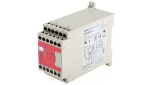 Single/Dual-Channel Emergency Stop Safety Relay, 24V ac/dc, 3 Safety Contacts