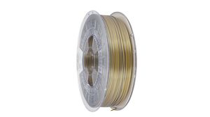 3D Printer Filament, PLA, 1.75mm, Gold / Silver, 750g