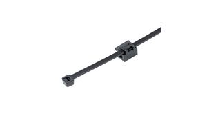 Cable Tie with Edge Clip 188 x 12.2mm, Polyamide, 222N, Black, Pack of 100 pieces