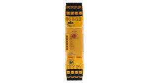 Dual-Channel Emergency Stop Safety Relay, 24V dc, 3 Safety Contacts
