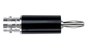 Adapter, BNC Socket - Banana Plug 30 VAC / 60 VDC 52.8mm Black