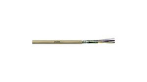 Telephone Cable PVC 4x 0.28mm² Bare Copper Grey 100m
