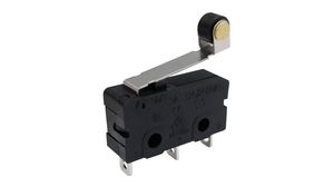 Micro Switch, 3A, 1CO, 440mN, Hinge Roller Lever, Snap Action