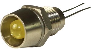 LED Indicator, Pins, Fixed, Orange, DC, 5V