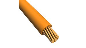 Stranded Wire PVC 0.5mm² Copper Orange 100m