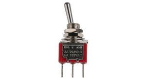 Miniature Toggle Switch ON-ON 2 A / 5 A 1CO Soldering Lugs