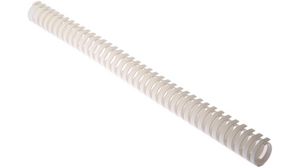 Geschlitzter Kabelkanal, 30 x 30mm, 500mm, Polypropylen (PP), Weiss