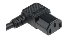 IEC Device Cable IEC 60320 C13 - Bare End 2m Black