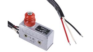 Micro Switch , 15A, 500mA, 1CO, 7.1N, Plunger