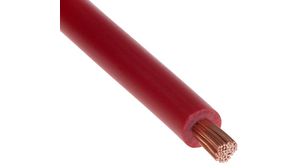 Stranded Wire PVC 2.5mm² Copper Red 100m