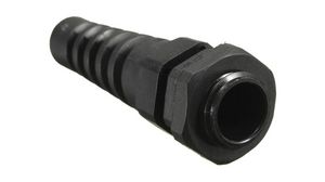 Cable Gland, 3 ... 6.5mm, M12, Polyamide 6.6, Black