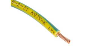Stranded Wire PVC 1.5mm² Copper Green / Yellow H07V-K 100m