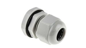 Cable Gland, 6 ... 12mm, PG13.5, Polyamide 6.6, Grey