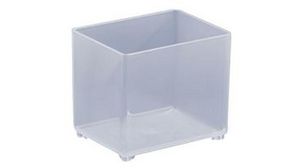 Raaco Transparent PP Compartment Box, 47mm x 39mm x 55mm