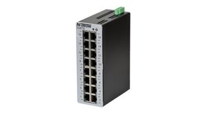 Switch Industrial Ethernet, Prises RJ45 16, 100Mbps, Non géré