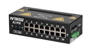 Switch Industrial Ethernet, Prises RJ45 16, Ports fibre 1SC, 100Mbps, Non géré