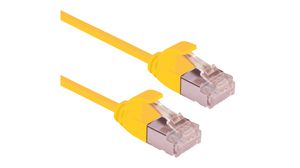 Patch Cable, RJ45 Plug - RJ45 Plug, CAT6a, F/UTP, 5m, Yellow