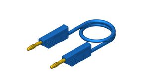 Test Lead Polyamide 32A Gold-Plated Brass 500mm Blue