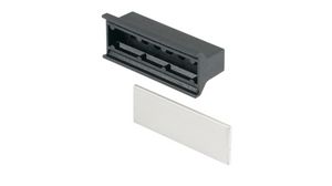 Panel handle, Plastic, Black, HP8