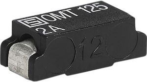 SMD Fuse 7.4 x 3.1mm 100A @ 125V 4A Thermoplastic Time Lag T OMT 125