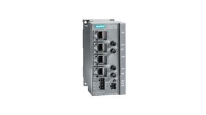 Industrial Ethernet Switch, RJ45 Ports 4, Fibre Ports 2ST, 100Mbps, Managed